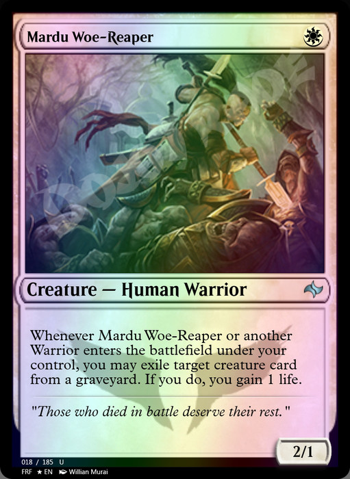 Mardu Woe-Reaper FOIL