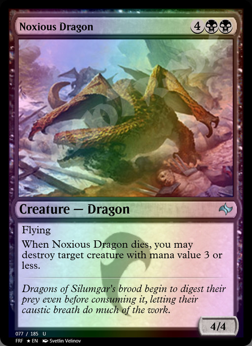 Noxious Dragon FOIL