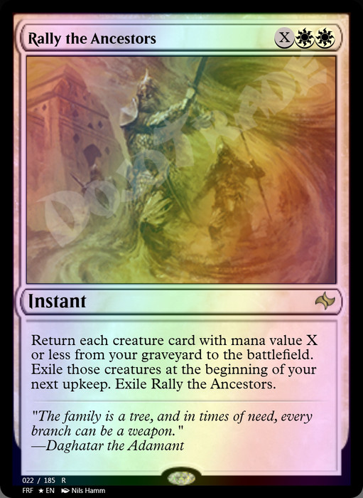 Rally the Ancestors FOIL