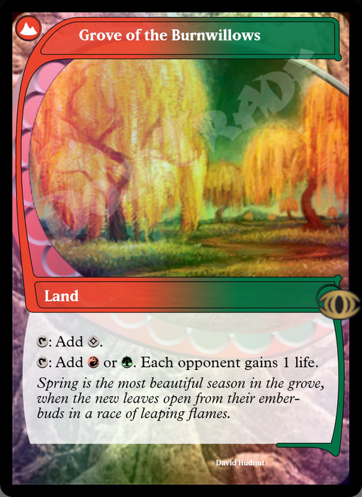 Grove of the Burnwillows FOIL