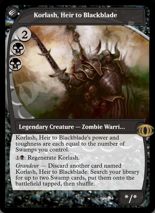 Korlash, Heir to Blackblade