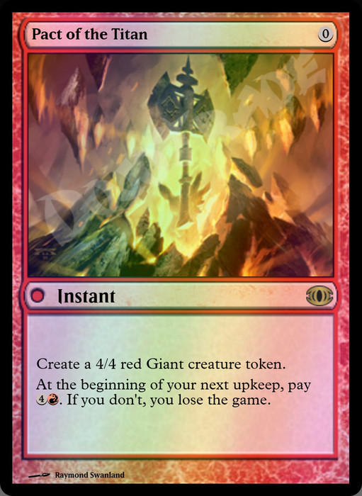 Pact of the Titan FOIL