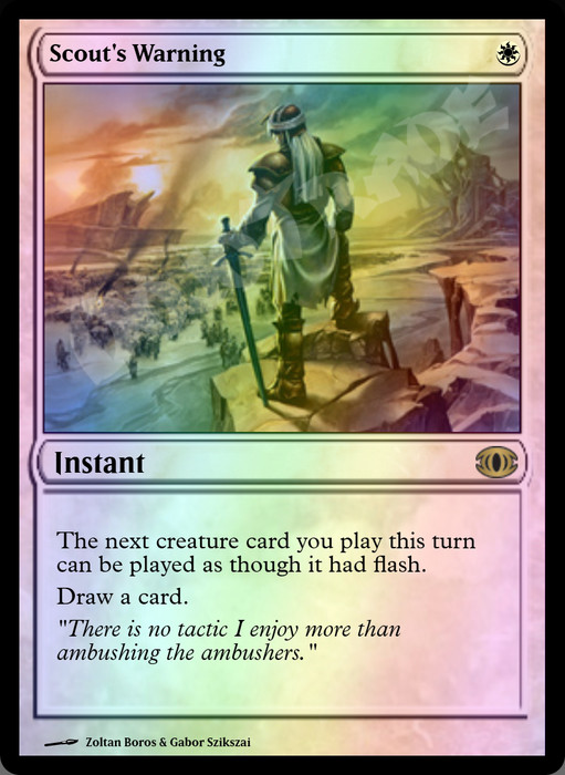 Scout's Warning FOIL