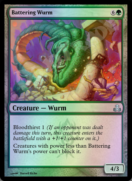 Battering Wurm FOIL