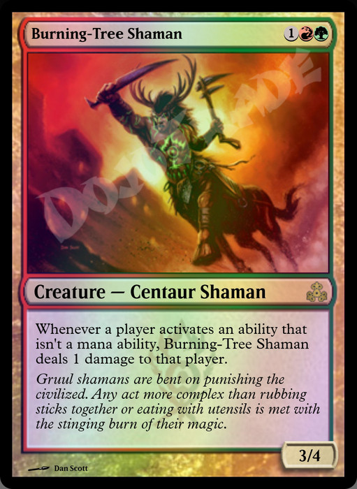 Burning-Tree Shaman FOIL