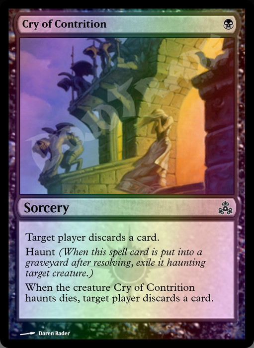 Cry of Contrition FOIL