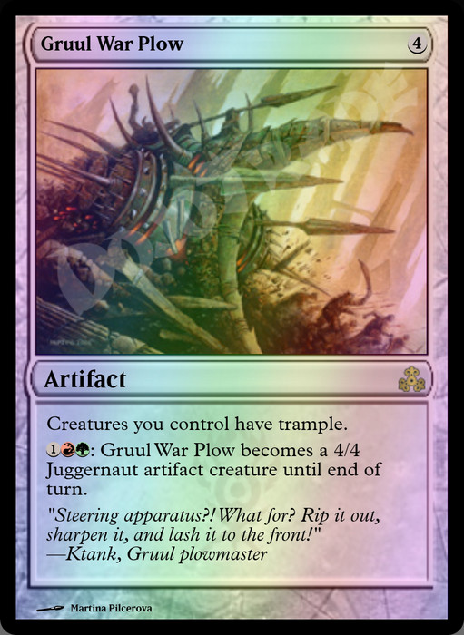 Gruul War Plow FOIL