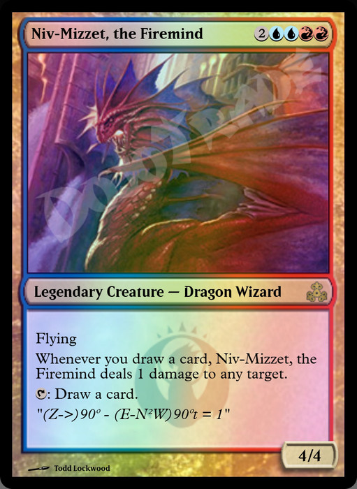 Niv-Mizzet, the Firemind FOIL