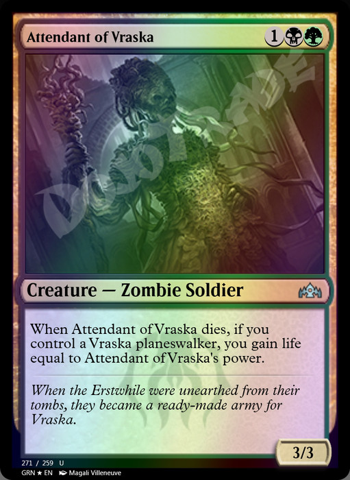 Attendant of Vraska FOIL