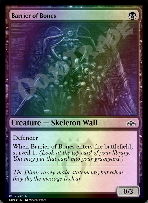 Barrier of Bones FOIL