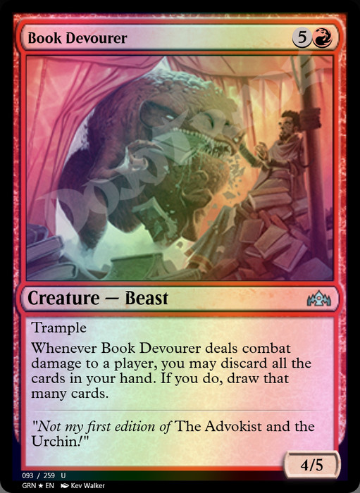 Book Devourer FOIL