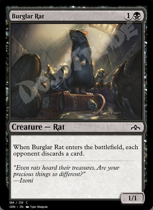 Burglar Rat