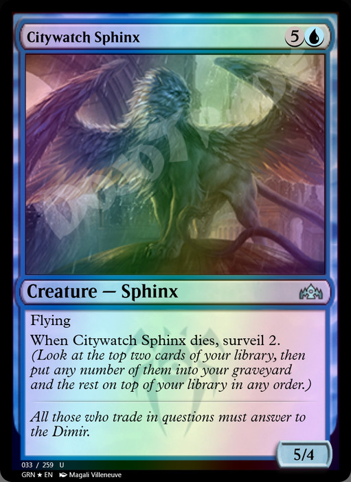 Citywatch Sphinx FOIL