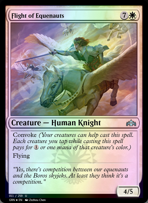 Flight of Equenauts FOIL