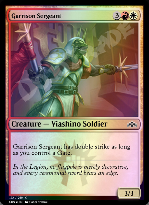 Garrison Sergeant FOIL