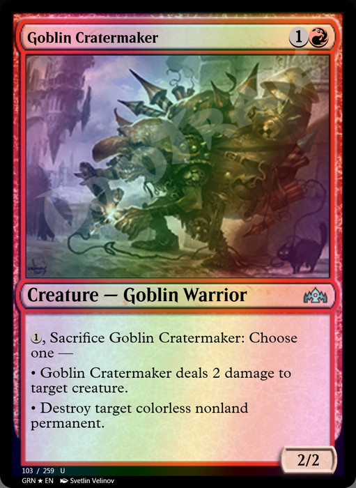 Goblin Cratermaker FOIL