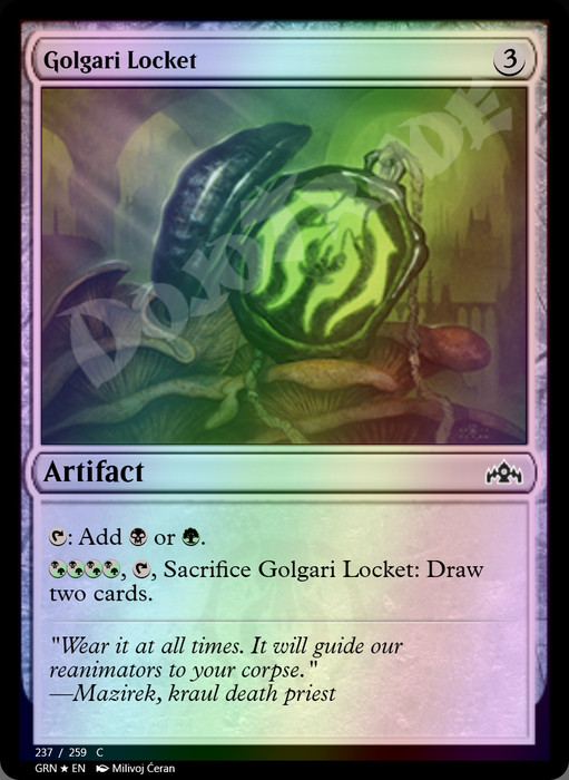 Golgari Locket FOIL