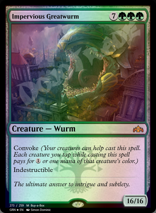 Impervious Greatwurm FOIL