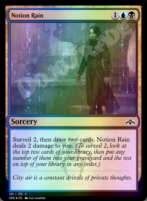 Notion Rain FOIL