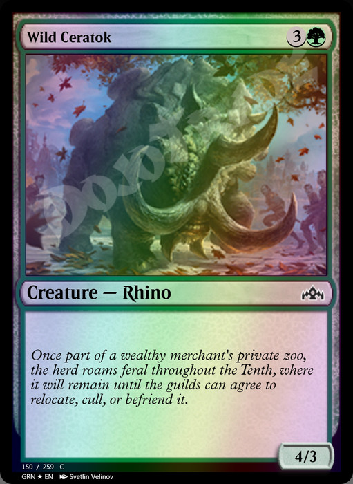 Wild Ceratok FOIL