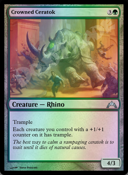 Crowned Ceratok FOIL