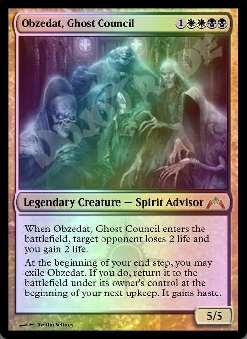 Obzedat, Ghost Council FOIL