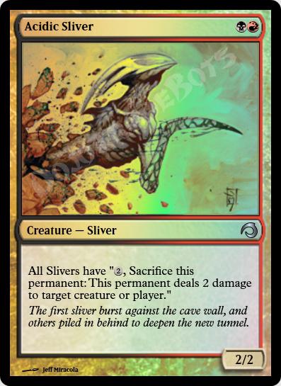 Acidic Sliver FOIL