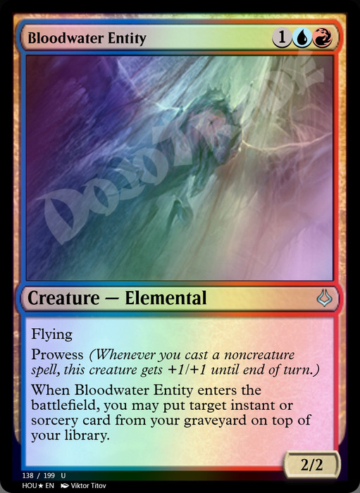 Bloodwater Entity FOIL