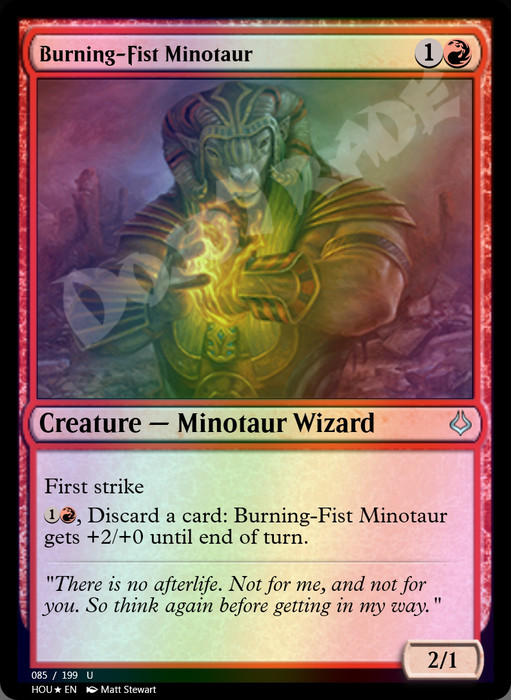 Burning-Fist Minotaur FOIL