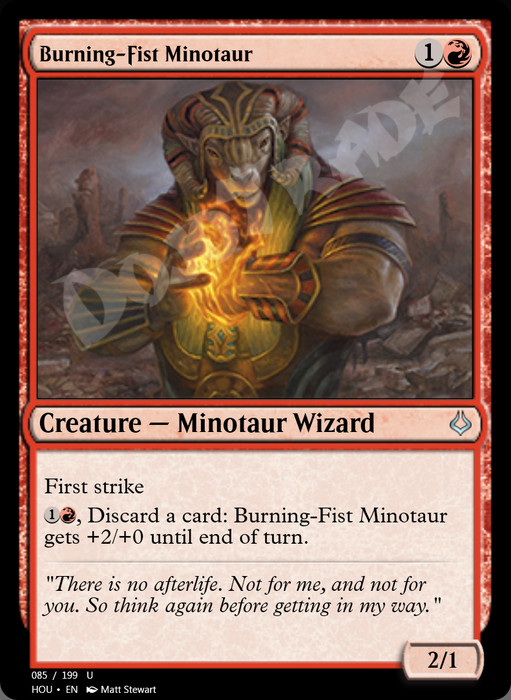 Burning-Fist Minotaur