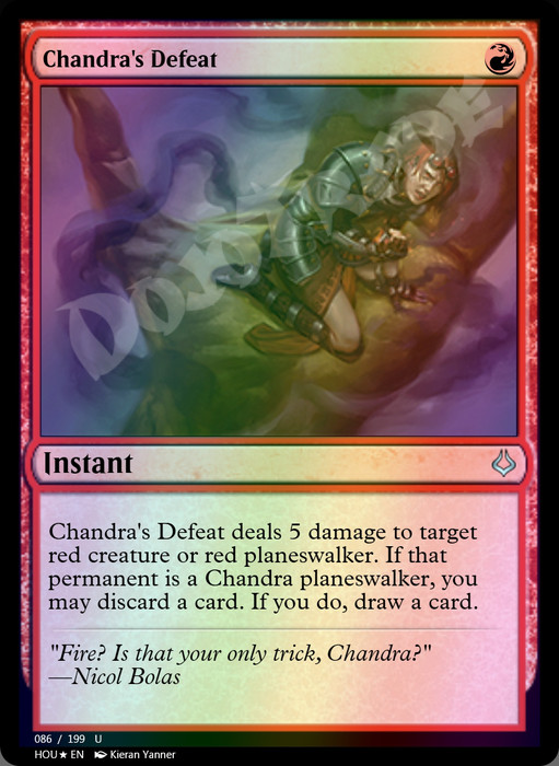 Chandra's Defeat FOIL
