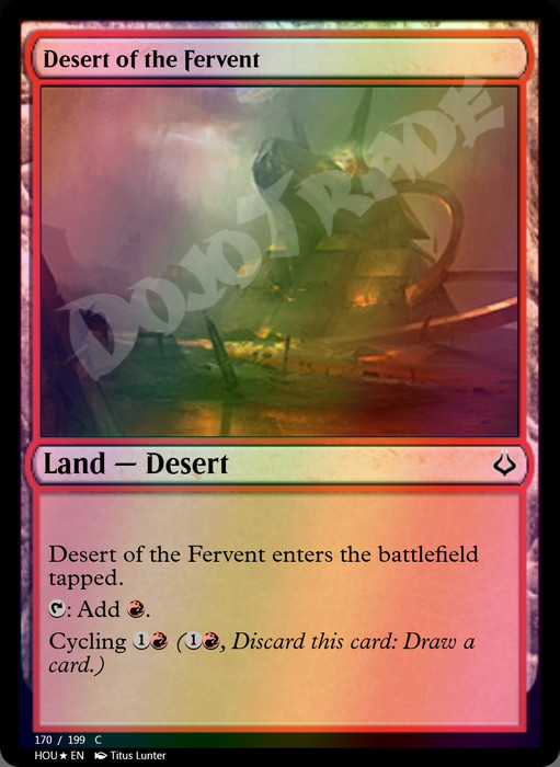 Desert of the Fervent FOIL