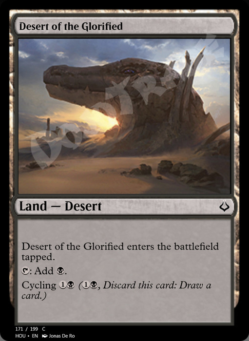 Desert of the Glorified