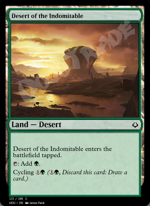 Desert of the Indomitable