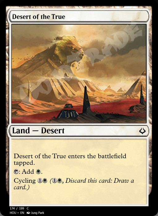 Desert of the True