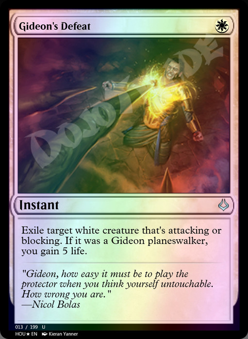 Gideon's Defeat FOIL