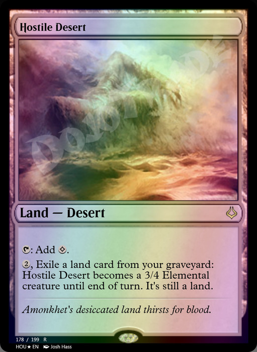 Hostile Desert FOIL