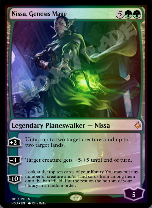 Nissa, Genesis Mage FOIL