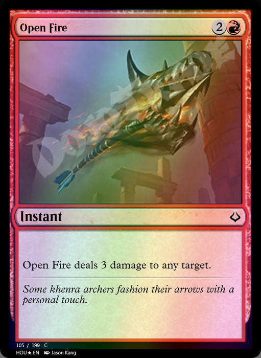 Open Fire FOIL