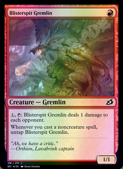 Blisterspit Gremlin FOIL