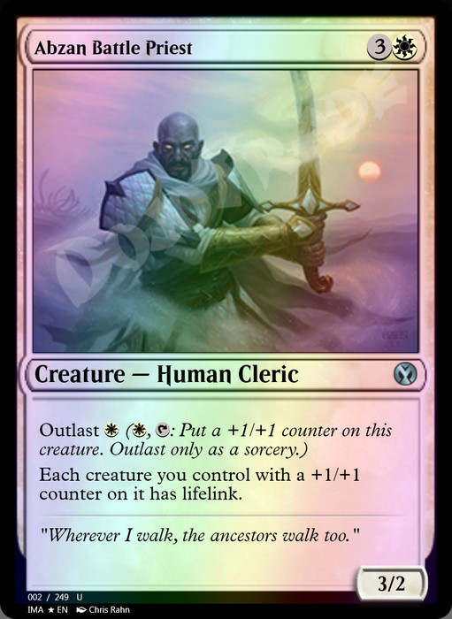 Abzan Battle Priest FOIL