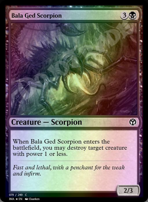 Bala Ged Scorpion FOIL