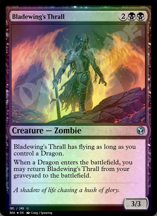 Bladewing's Thrall FOIL