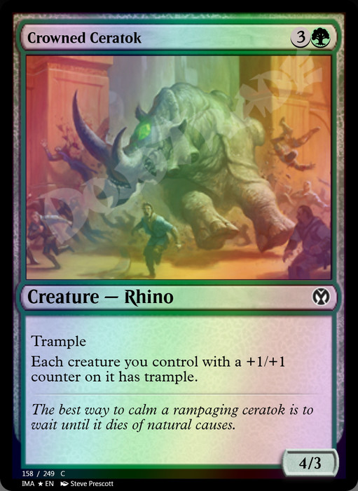 Crowned Ceratok FOIL