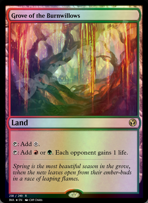 Grove of the Burnwillows FOIL