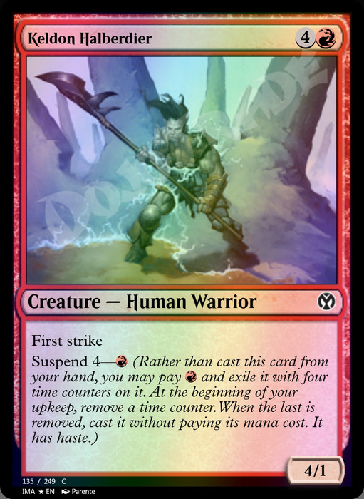 Keldon Halberdier FOIL