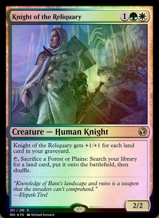 Knight of the Reliquary FOIL