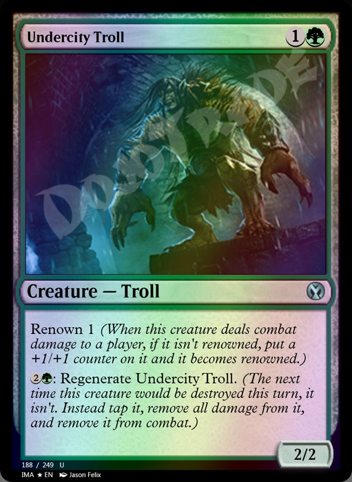 Undercity Troll FOIL