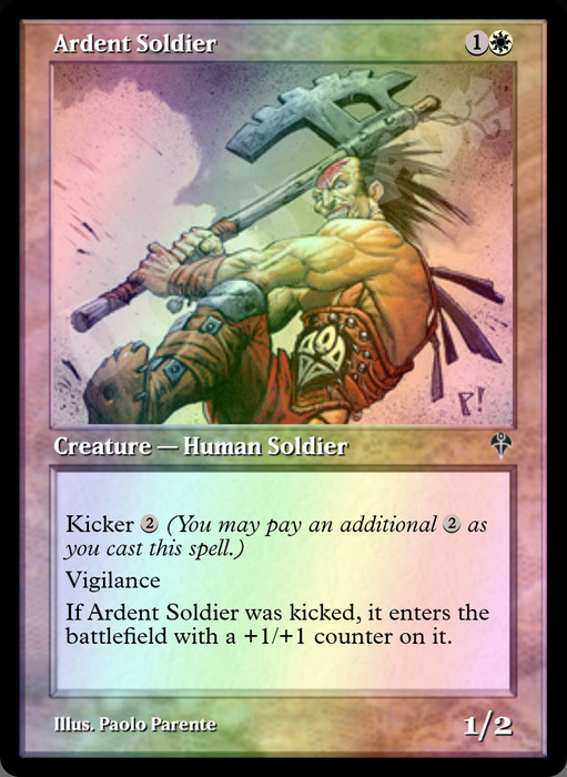 Ardent Soldier FOIL