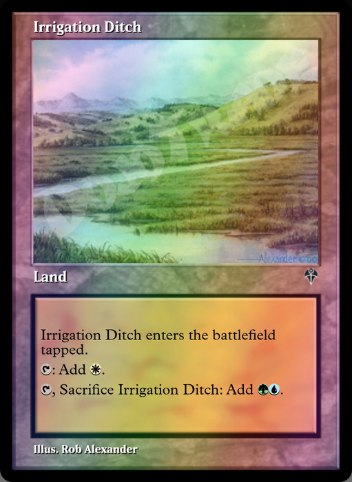 Irrigation Ditch FOIL